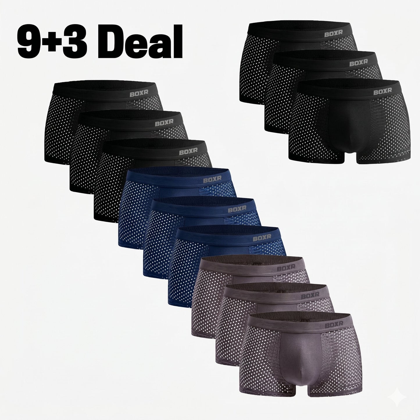 Bamboe Boxershorts Original 9+3 GRATIS