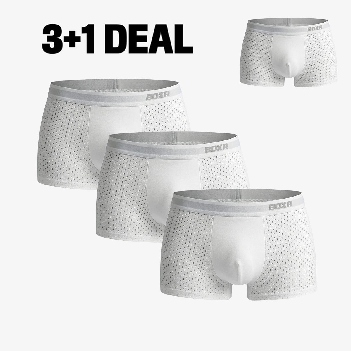 Bamboe Boxershorts Original 3+1 GRATIS