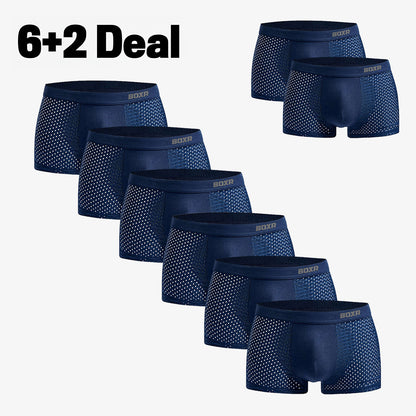 Bamboe Boxershorts Original 6+2 GRATIS