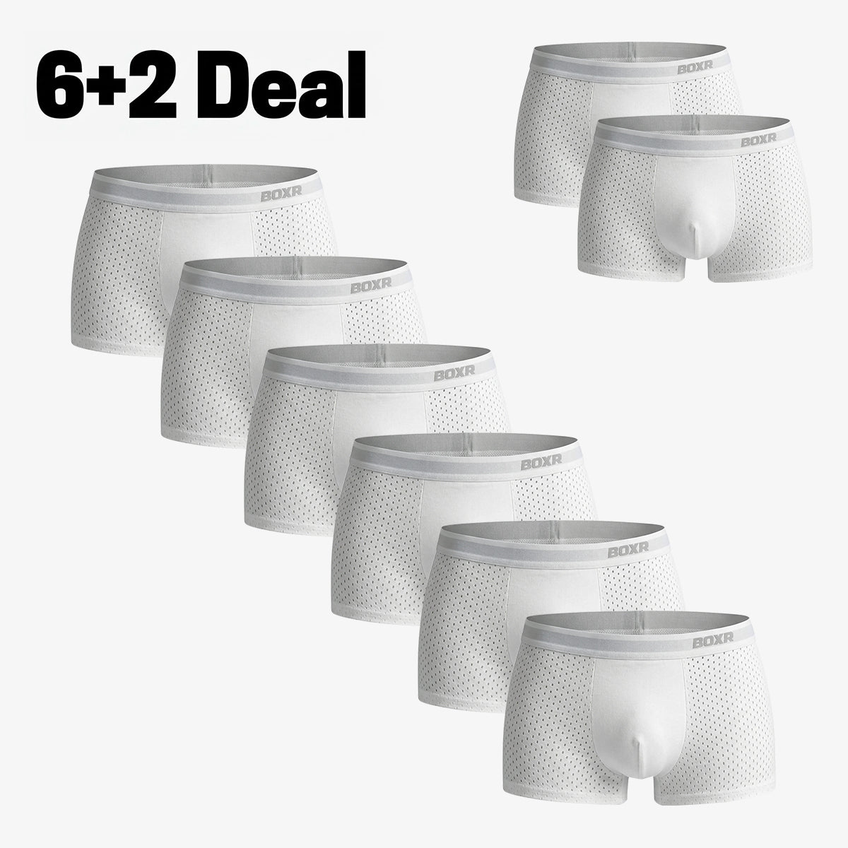 Bamboe Boxershorts Original 6+2 GRATIS