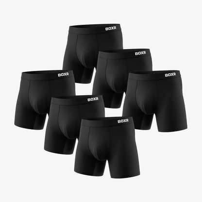 Bamboe boxershorts Active 6-pack