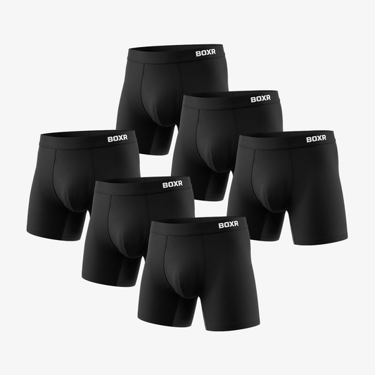 Bamboe boxershorts Active 6-pack