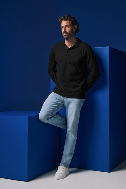 Bamboe Polo's Lange Mouwen 1-pack