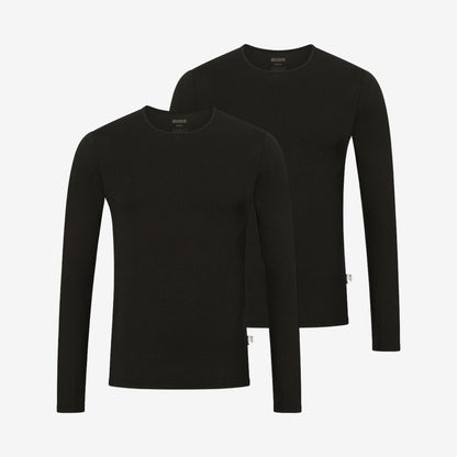 Bamboe Ondershirts Lange Mouwen 2-pack
