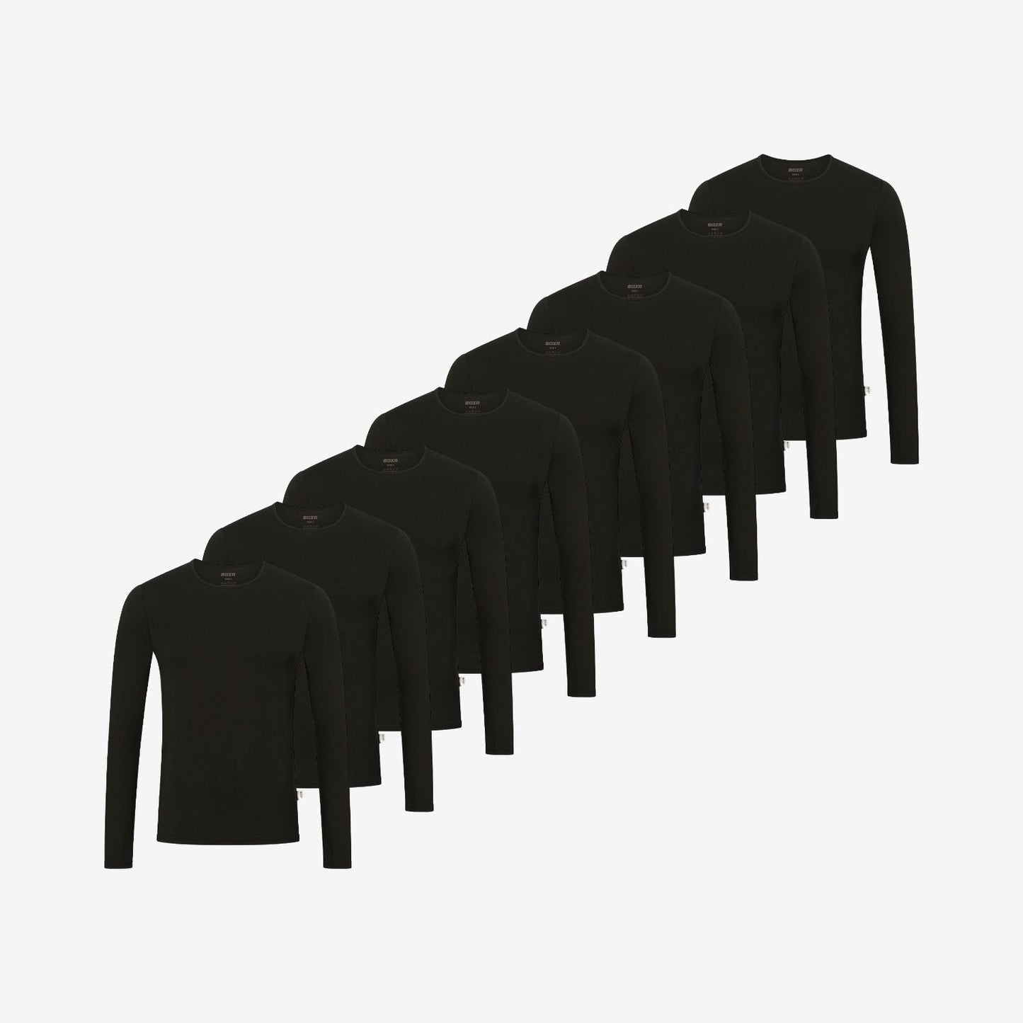 Bamboe Ondershirts Lange Mouwen 8-pack