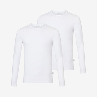 Bamboe Ondershirts Lange Mouwen 2-pack