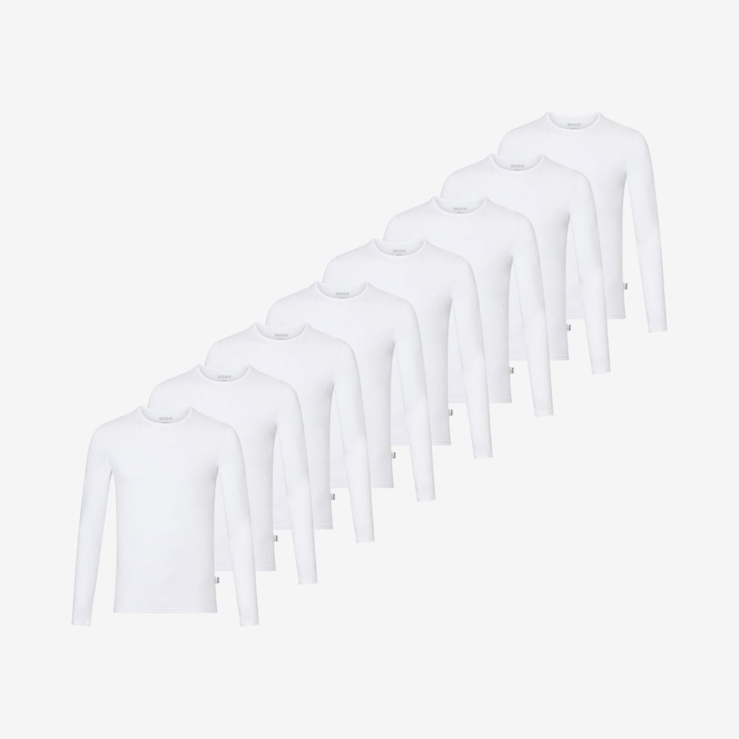Bamboe Ondershirts Lange Mouwen 8-pack