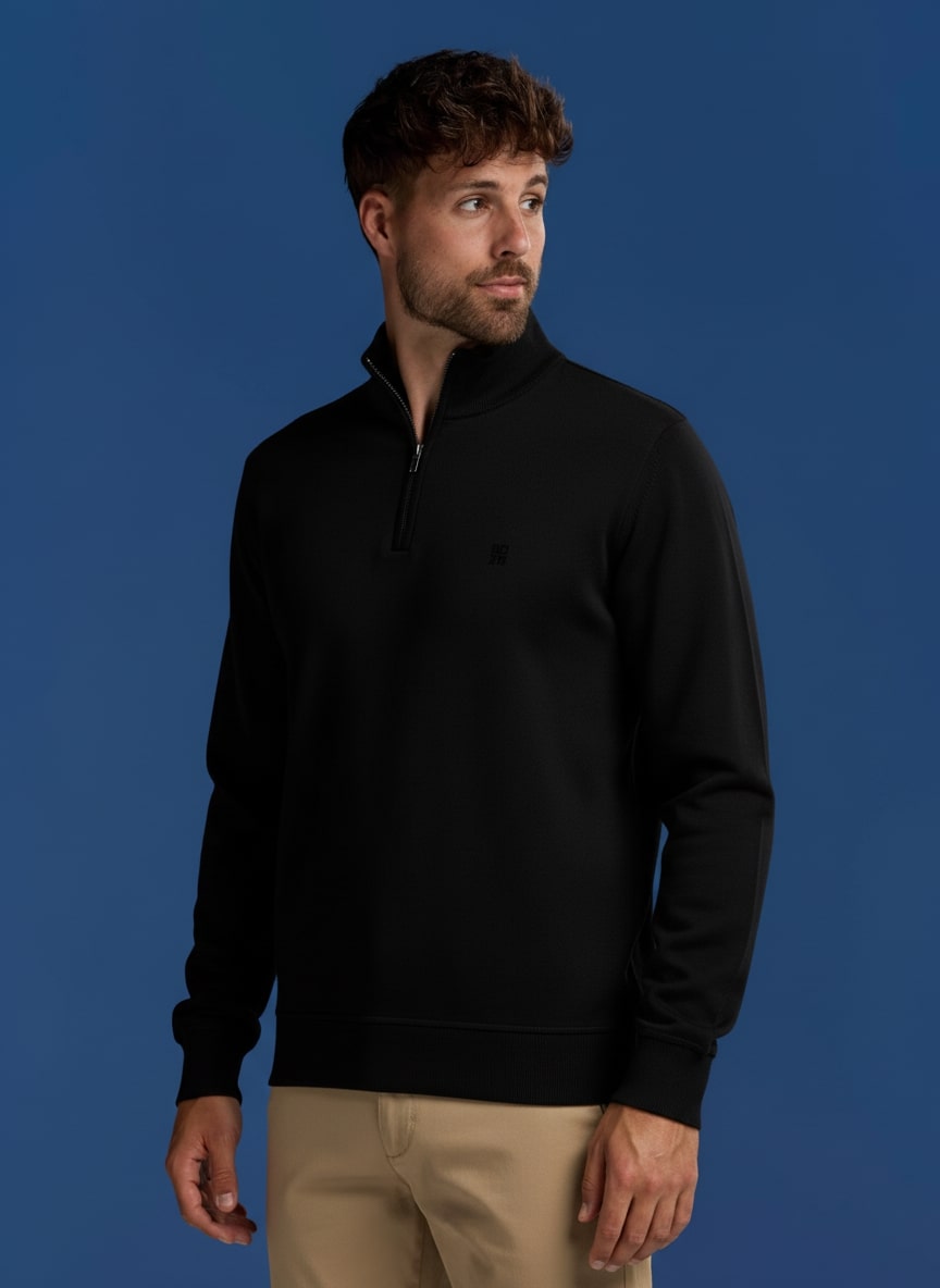 Bamboe Quarter-zip Truien 4-pack