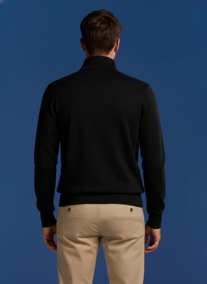 Bamboe Quarter-zip Truien 1-pack