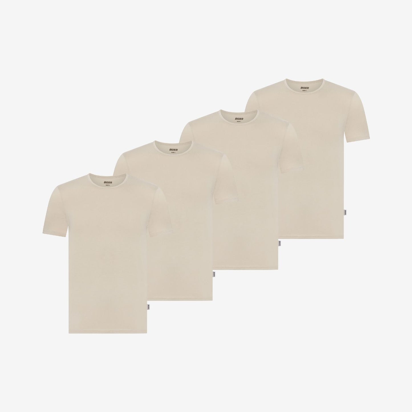 Bamboe Ondershirts Ronde Hals 4-pack