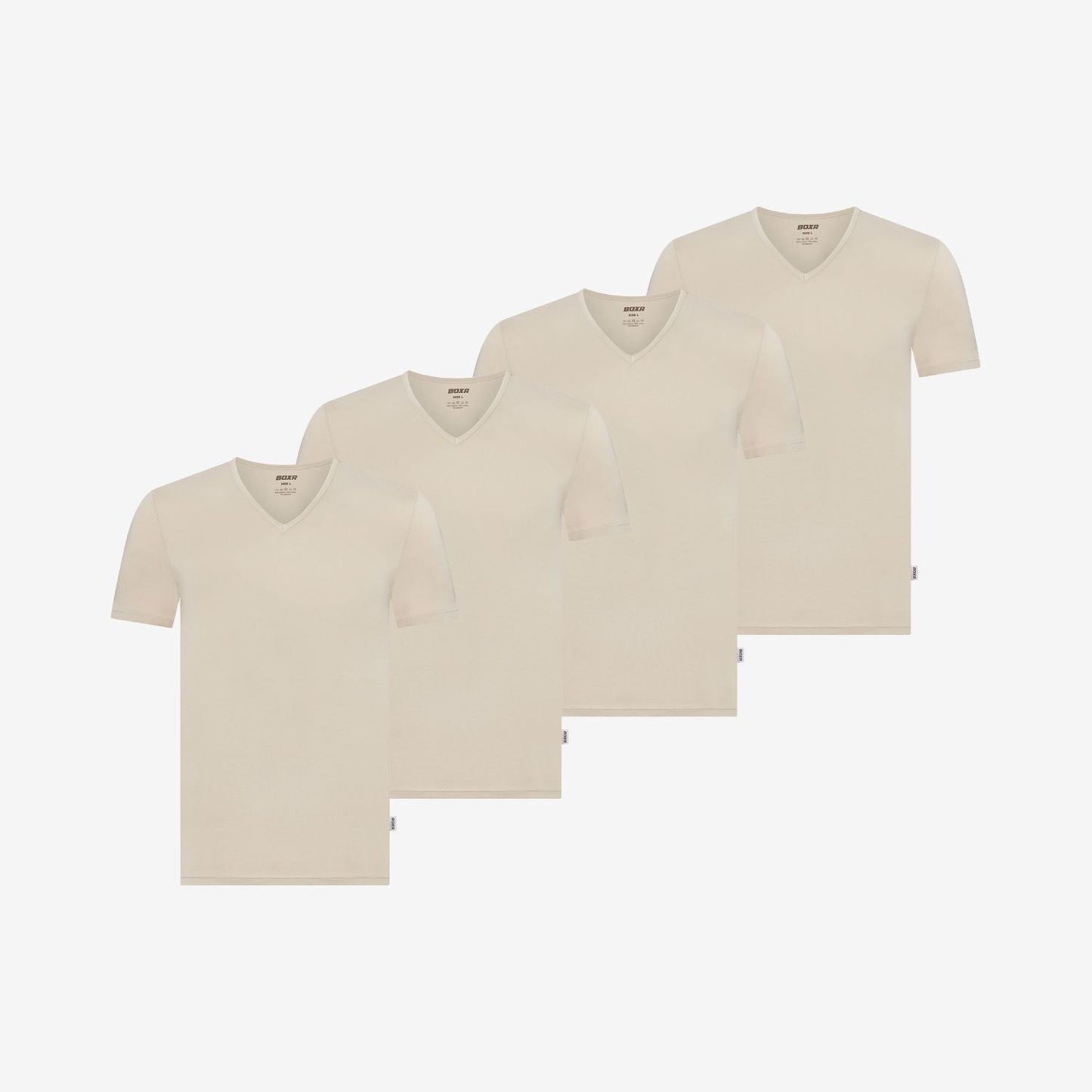 Bamboe Ondershirts V-hals 4-pack