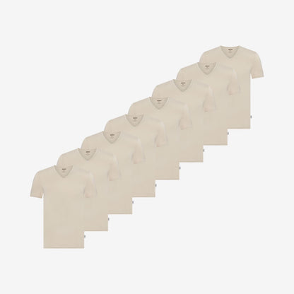 Bamboe Ondershirts V-hals 8-pack
