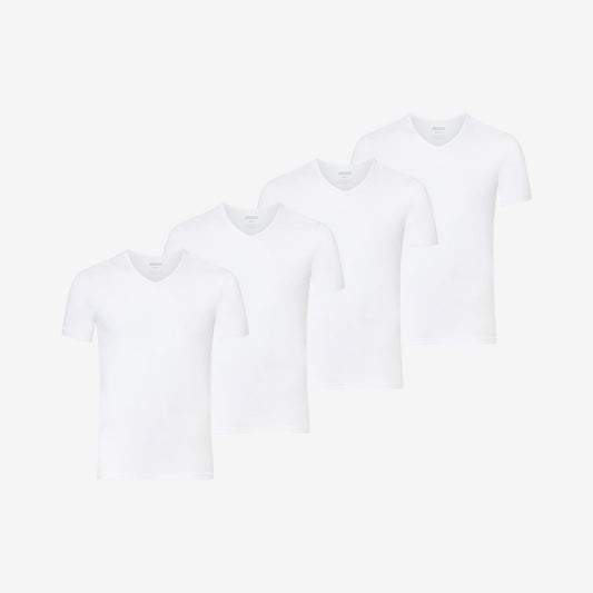 Bamboe Ondershirts V-hals 4-pack