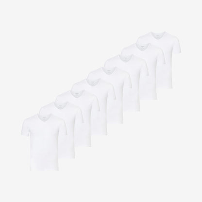 Bamboe Ondershirts V-hals 8-pack