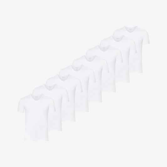 Bamboe Ondershirts V-hals 8-pack