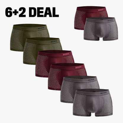 Bamboe Boxershorts Original 6+2 GRATIS