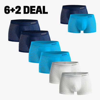 Bamboe Boxershorts Original 6+2 GRATIS